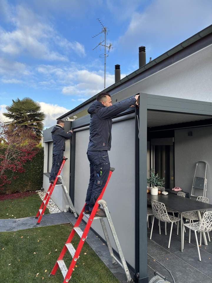 Installation de pergola en alu Annemasse