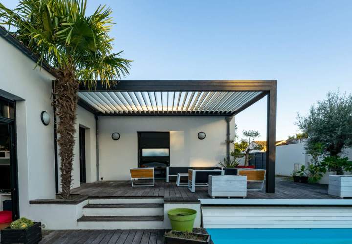 Pergola en aluminium élégant Annemasse